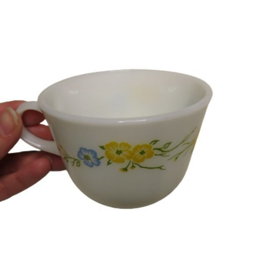 Pyrex filtration floral pattern vintage tea‎ cup